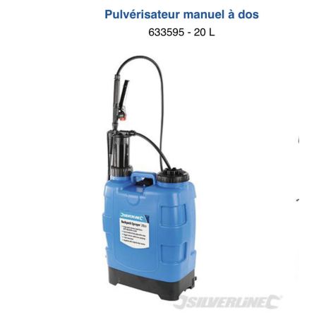 Pulvérisateur à dos 20L